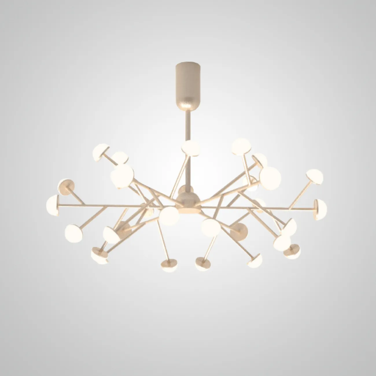 Потолочная люстра HILVI D68 Black от ImperiumLoft