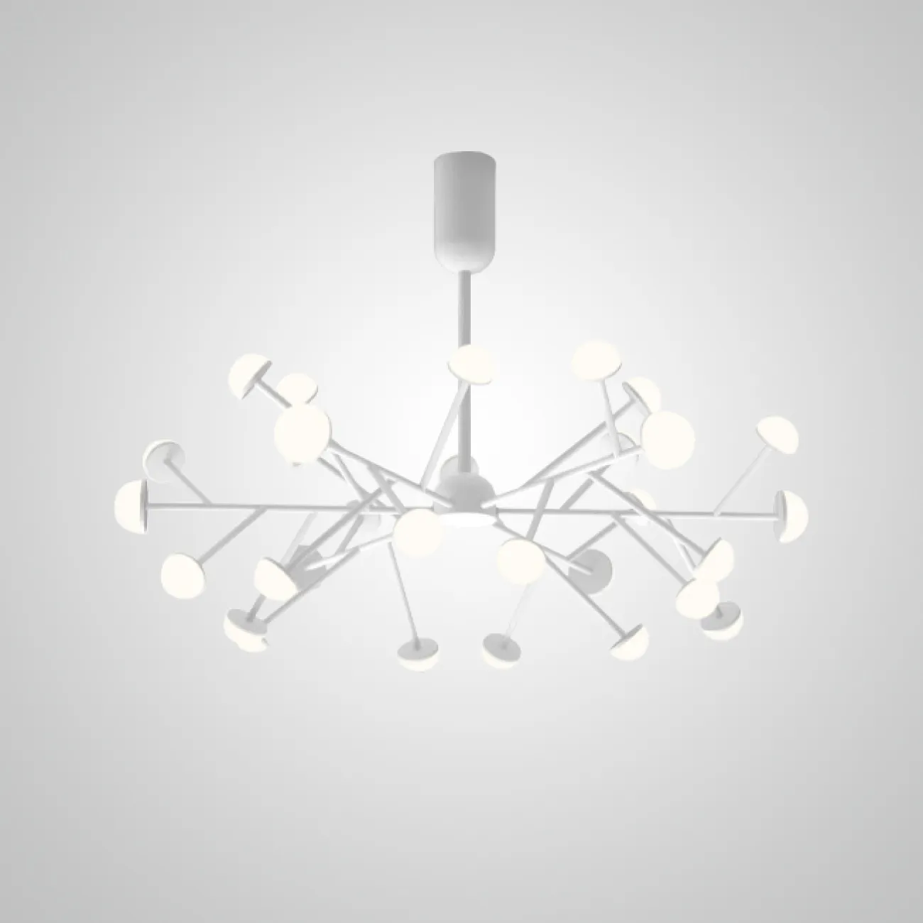 Потолочная люстра HILVI D68 Black от ImperiumLoft