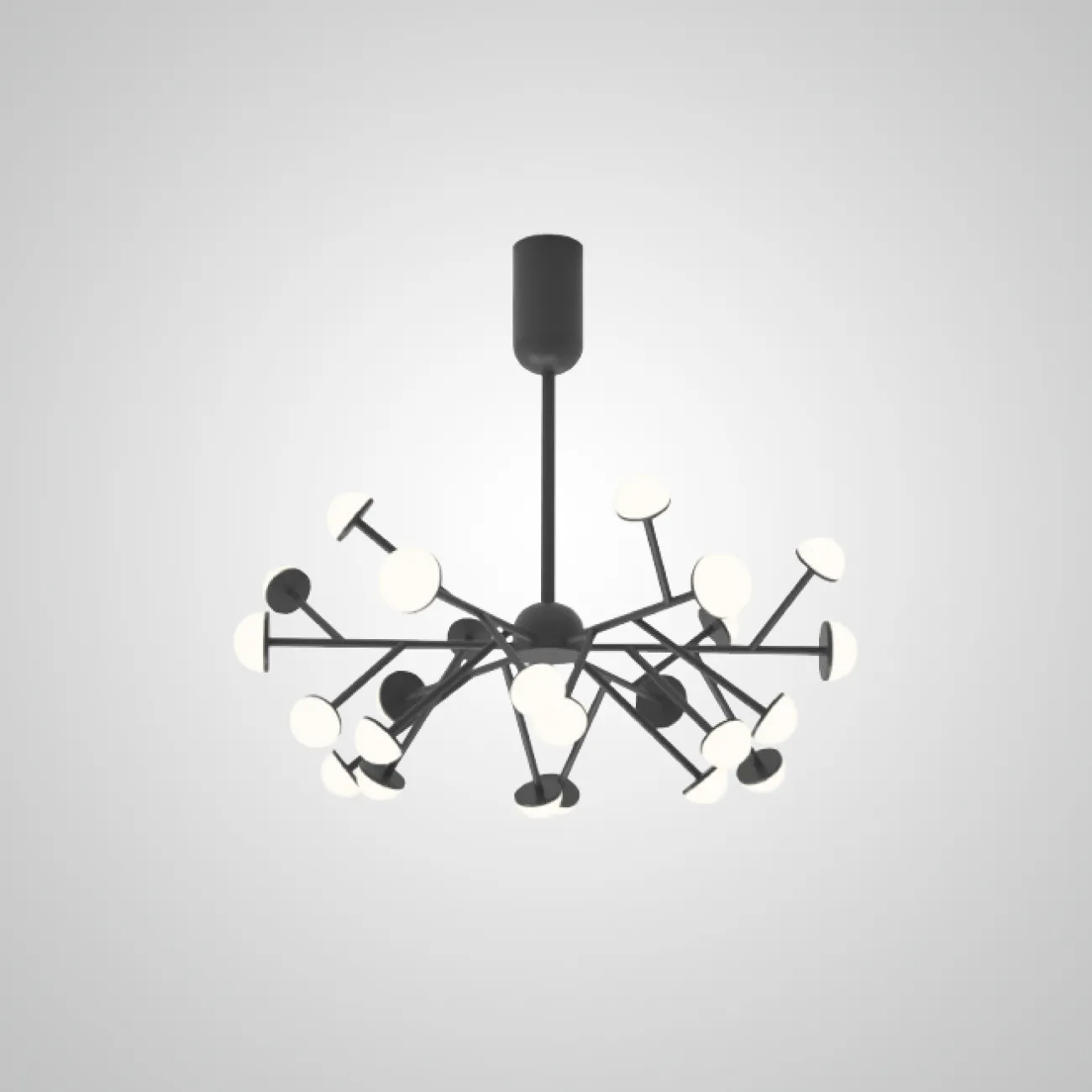 Потолочная люстра HILVI D68 White от ImperiumLoft