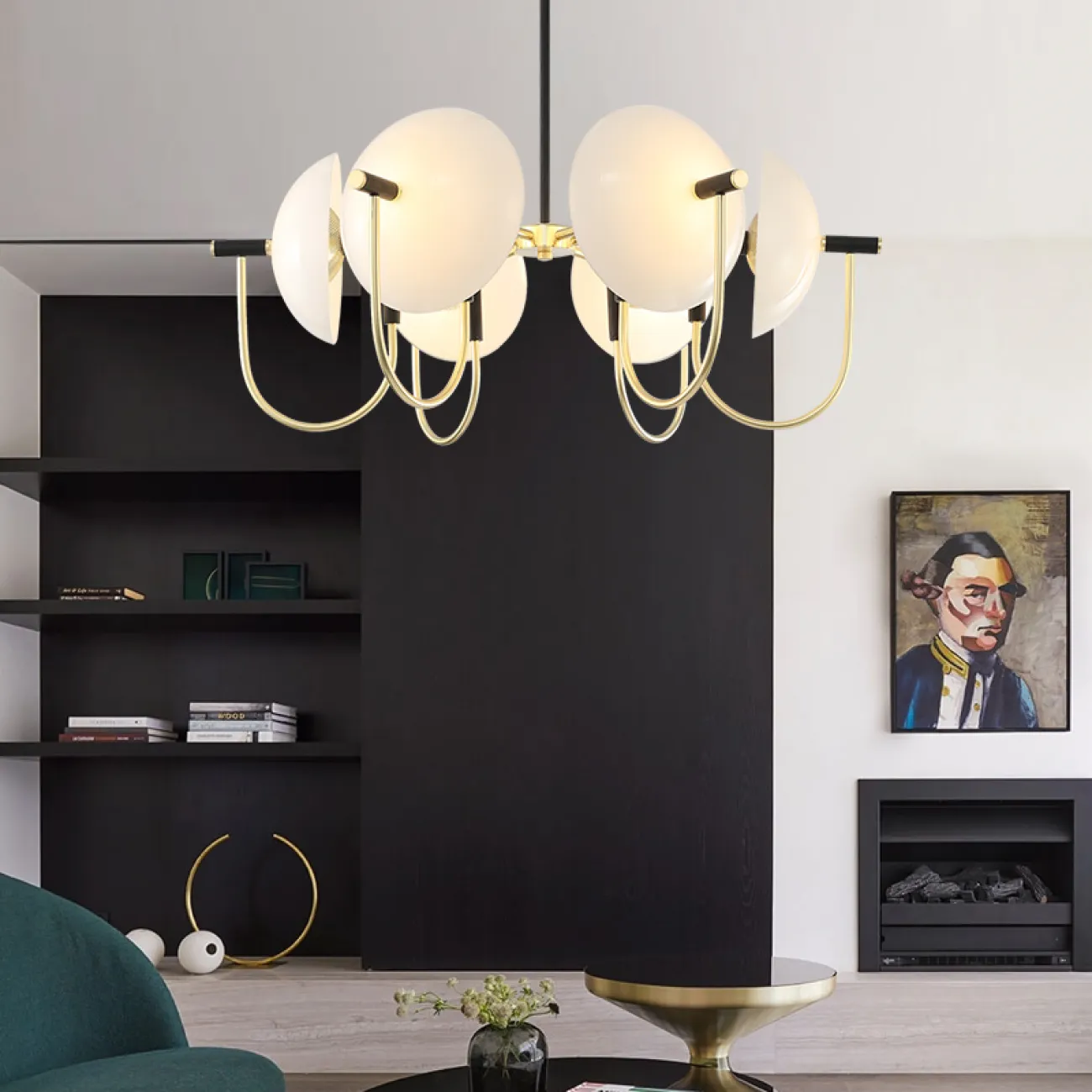 Люстра на штанге BLICK 3 D70 от ImperiumLoft