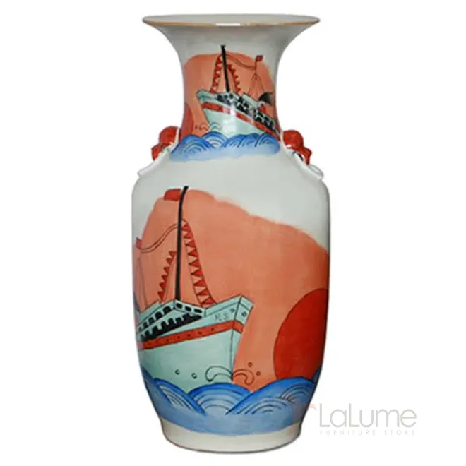 Ваза Ship and sunrise от LaLume