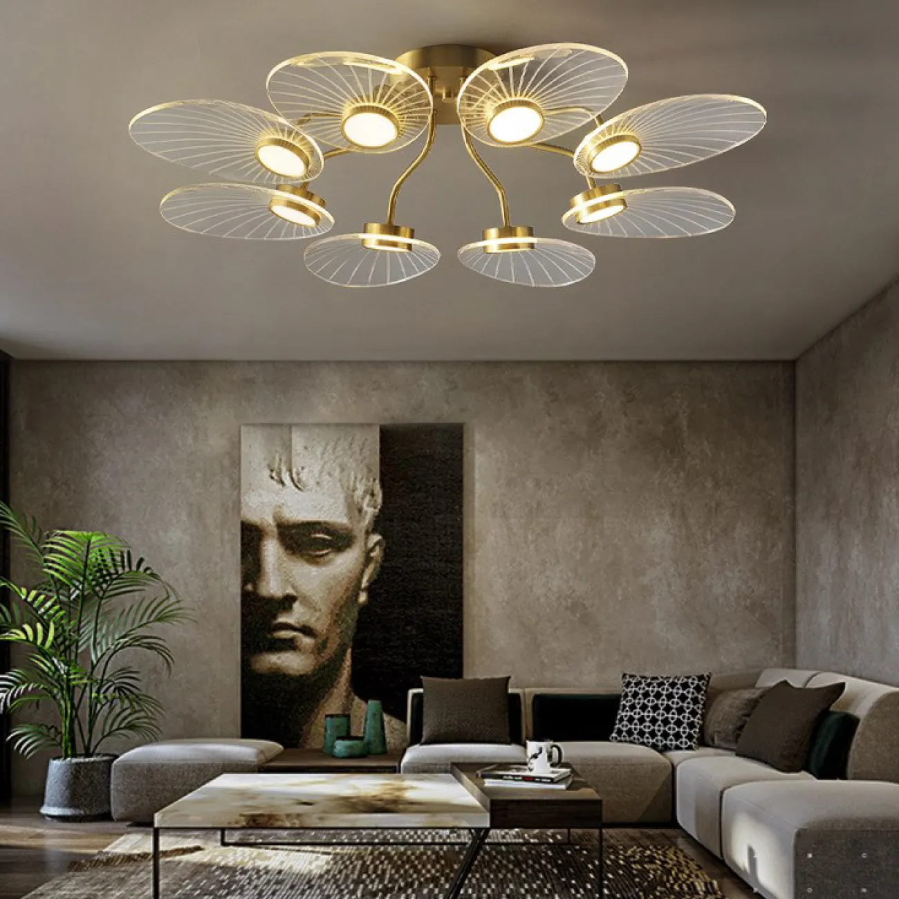 Светодиодная люстра SEVERA D85 от ImperiumLoft