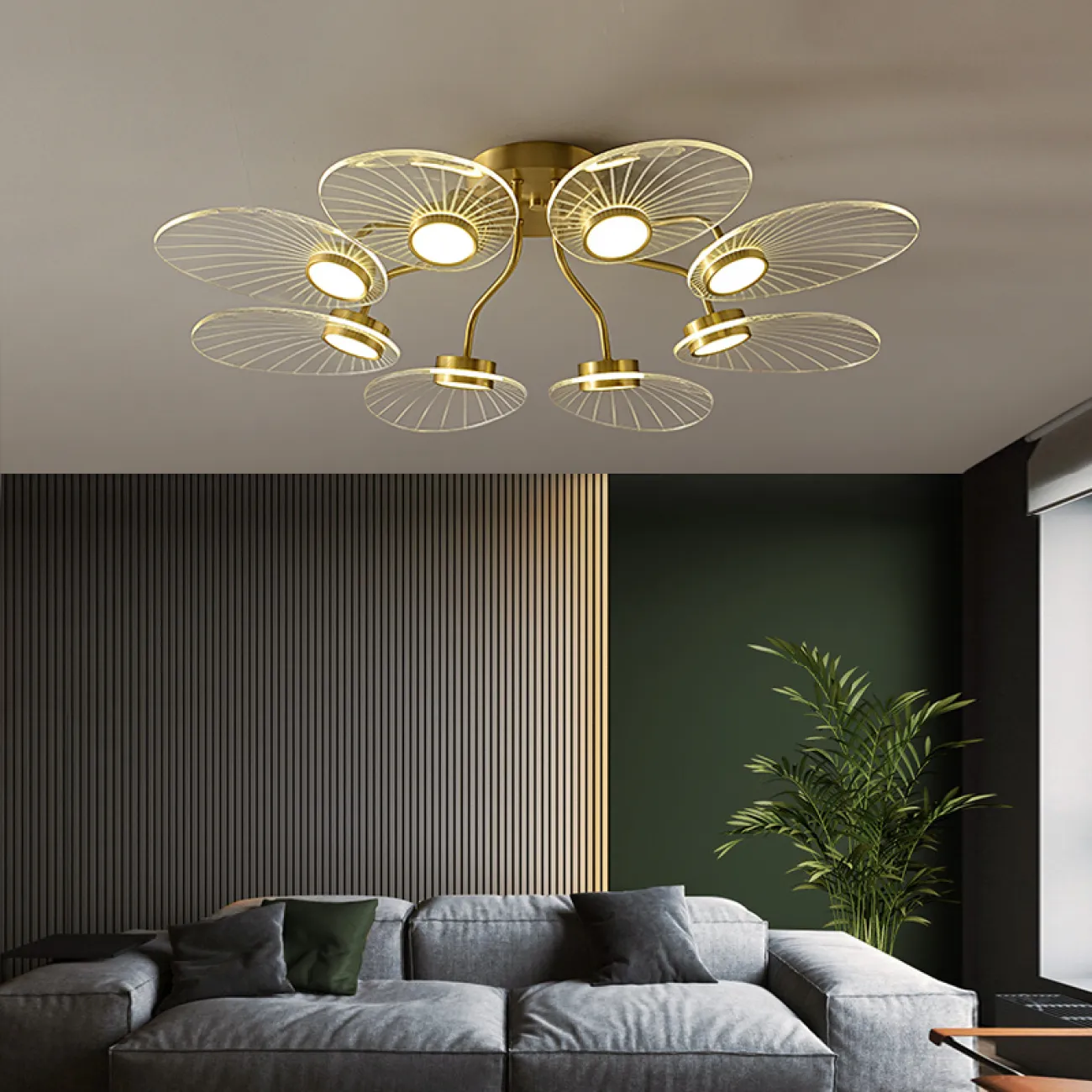 Светодиодная люстра SEVERA D75 от ImperiumLoft