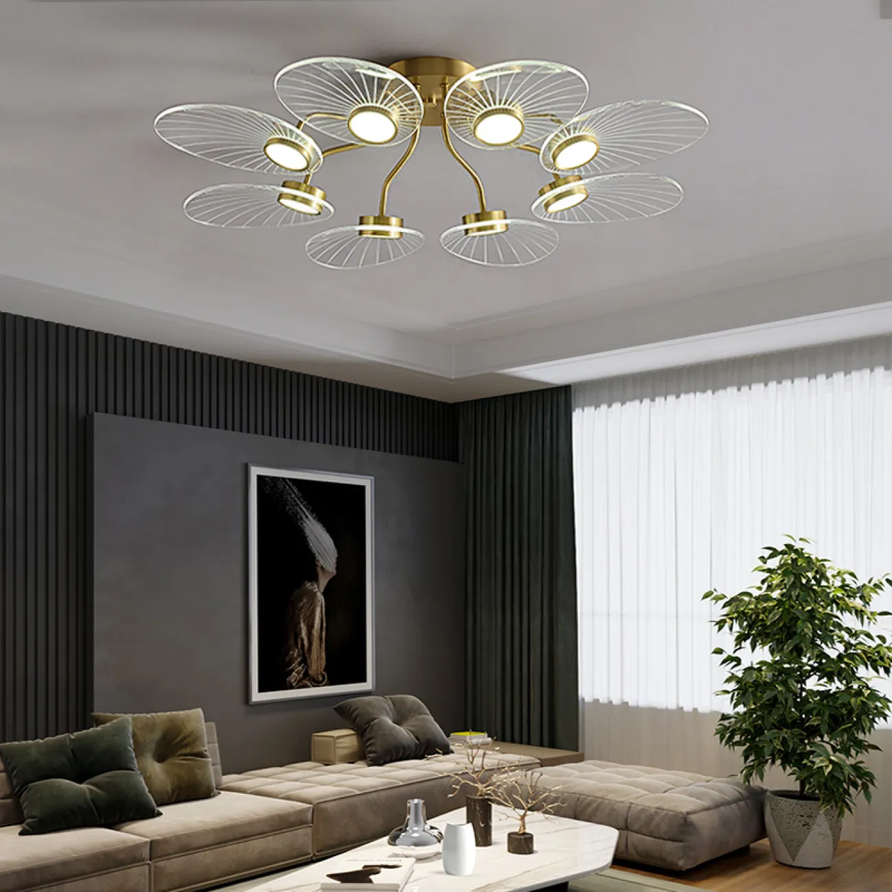 Светодиодная люстра SEVERA D85 от ImperiumLoft