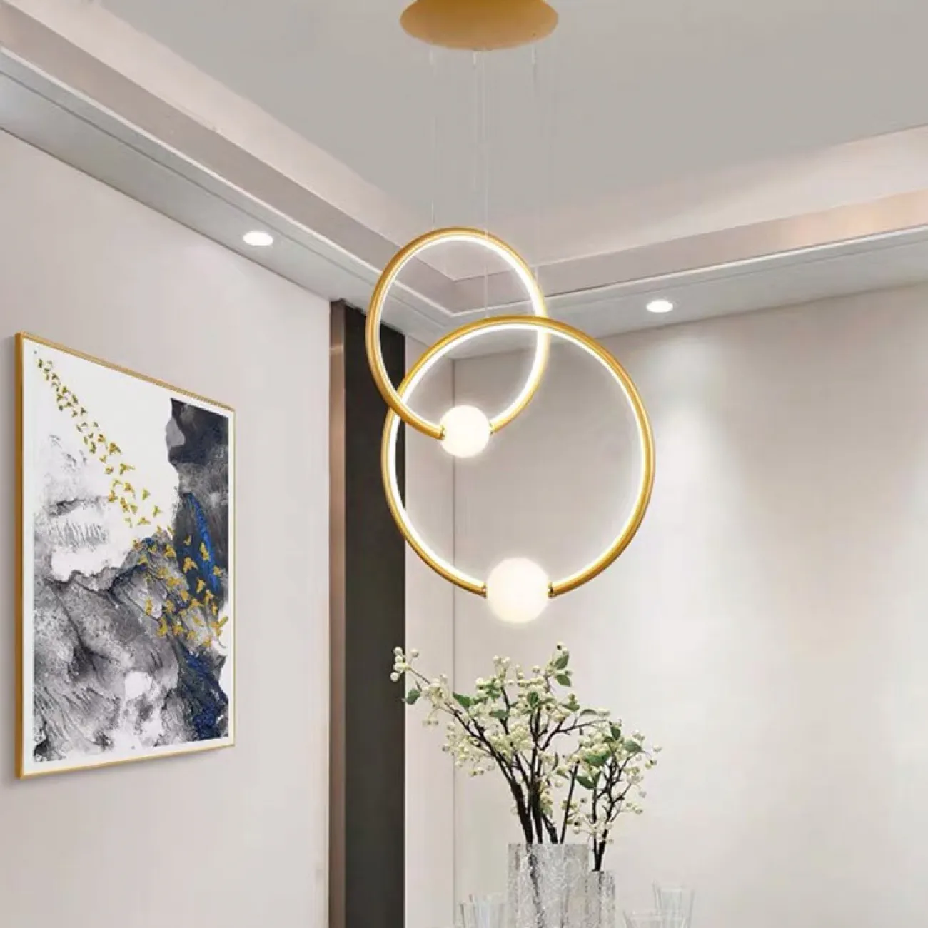 Подвесной светильник GRIGGS D33 gold от ImperiumLoft
