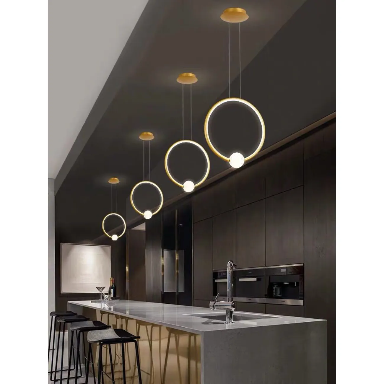 Подвесной светильник GRIGGS D33 gold от ImperiumLoft