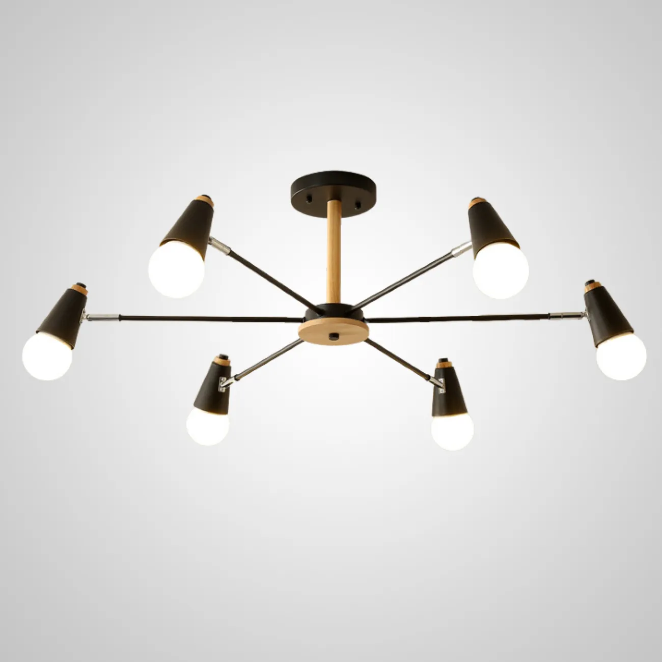 Потолочная люстра ROTARY L6 White от ImperiumLoft Потолочная люстра ROTARY L6 White от ImperiumLoft