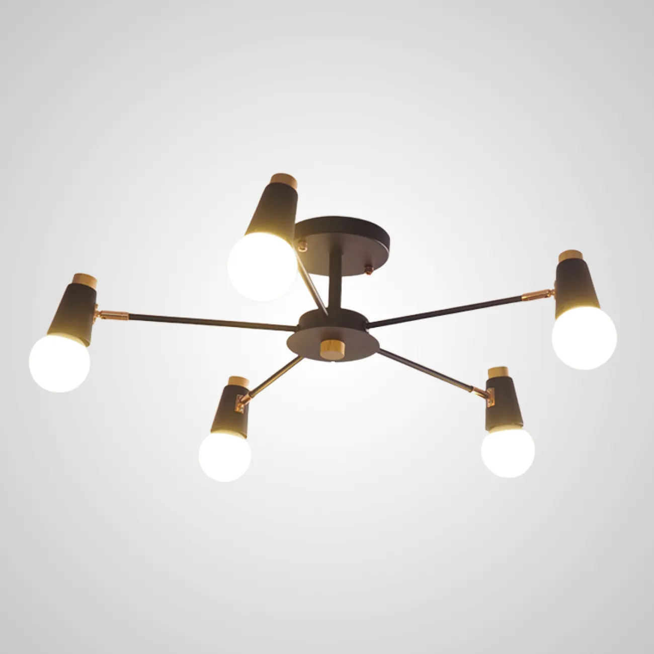 Потолочная люстра ROTARY L6 White от ImperiumLoft Потолочная люстра ROTARY L6 White от ImperiumLoft