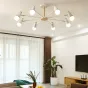 Потолочная люстра ROTARY L6 White от ImperiumLoft