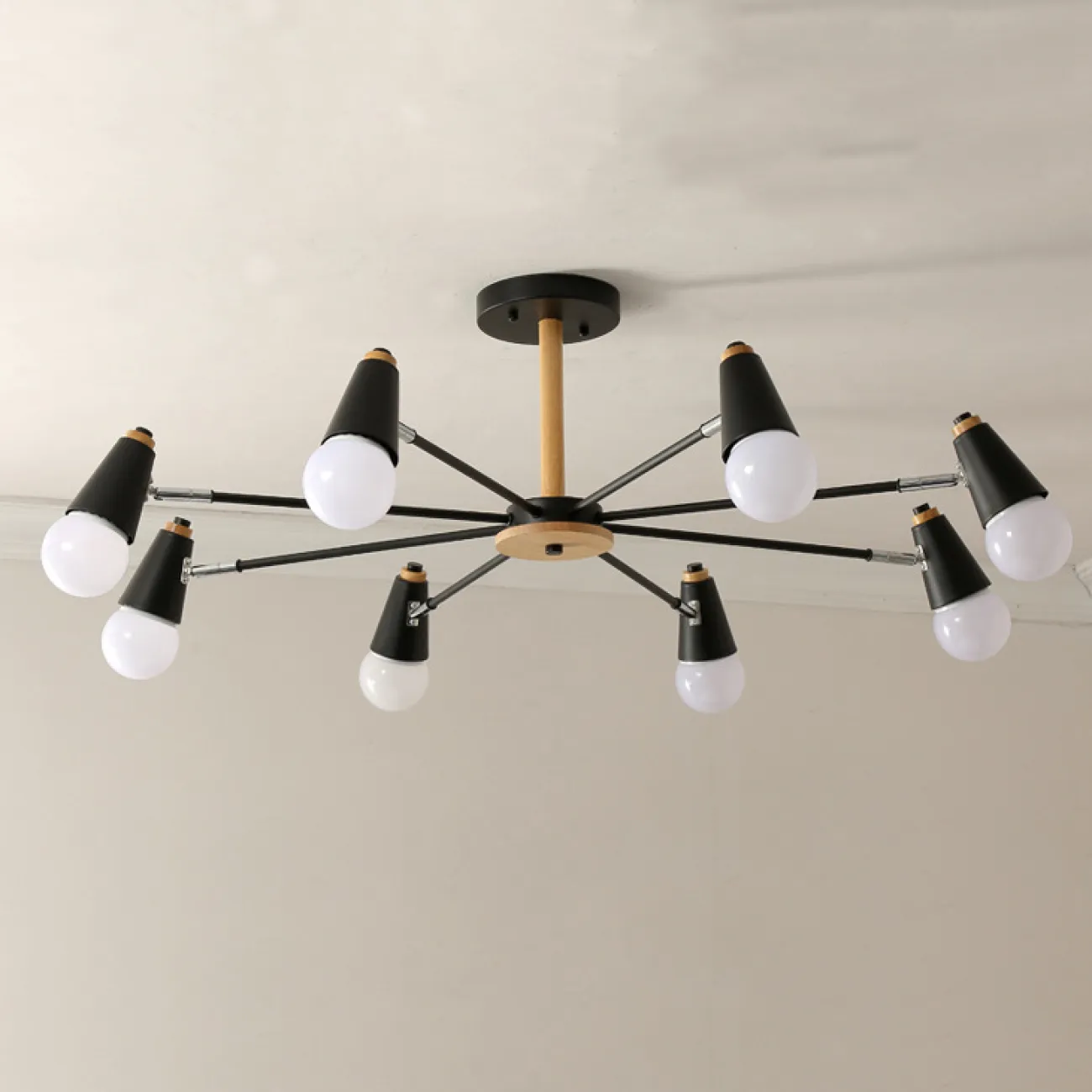 Потолочная люстра ROTARY L6 White от ImperiumLoft Потолочная люстра ROTARY L6 White от ImperiumLoft