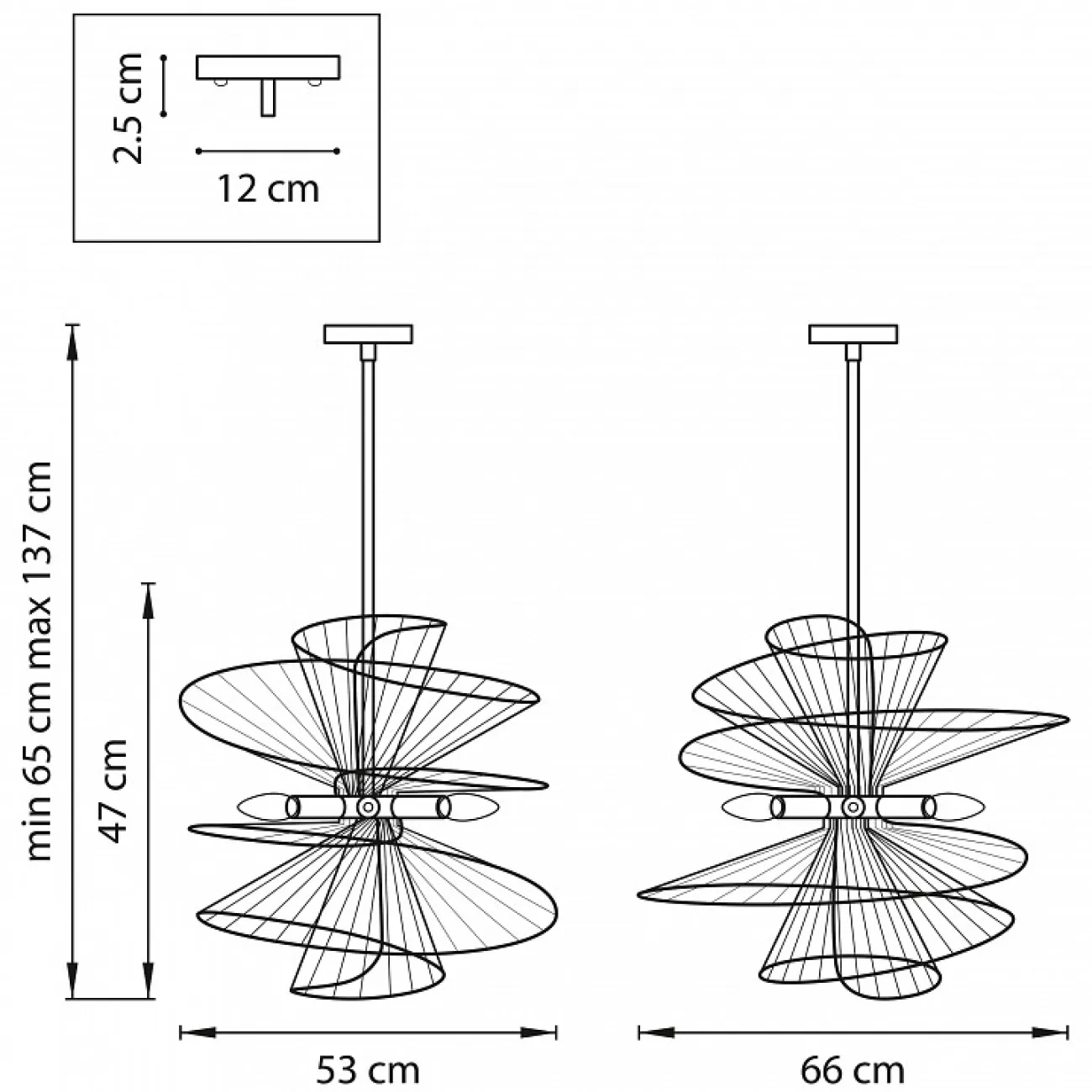 Потолочная люстра DARAS ONE D53 от ImperiumLoft Потолочная люстра DARAS ONE D53 от ImperiumLoft