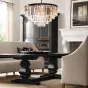 Люстра RH 1920s Odeon Clear Glass Fringe Chandelier D110 от ImperiumLoft