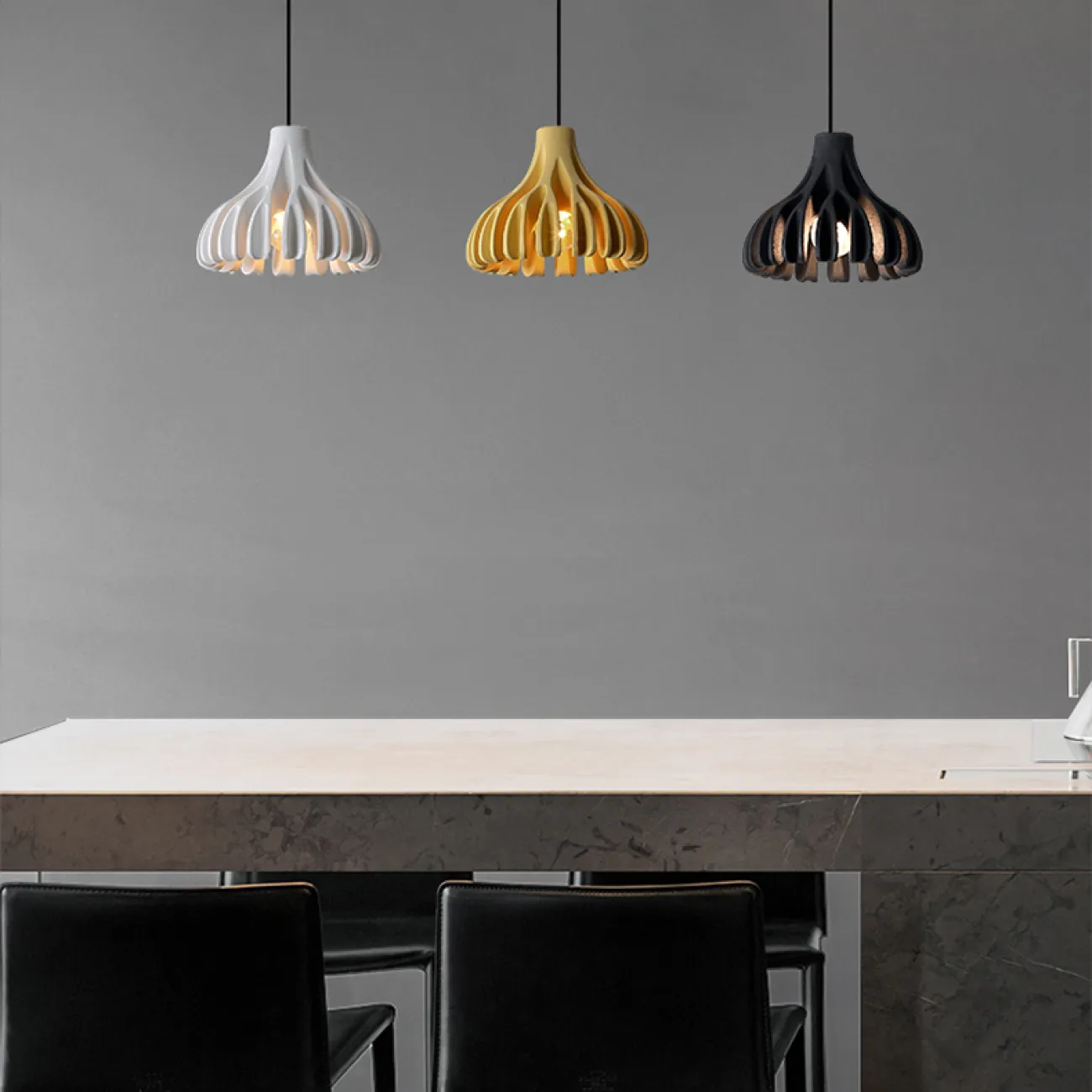 Подвесной светильник JAVA Grey от ImperiumLoft