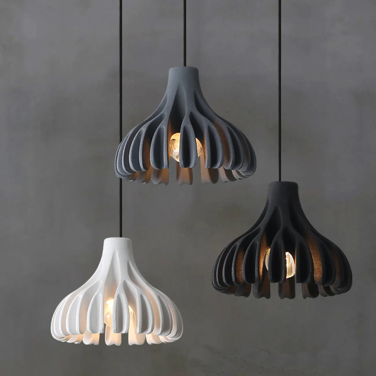 Подвесной светильник JAVA Grey от ImperiumLoft