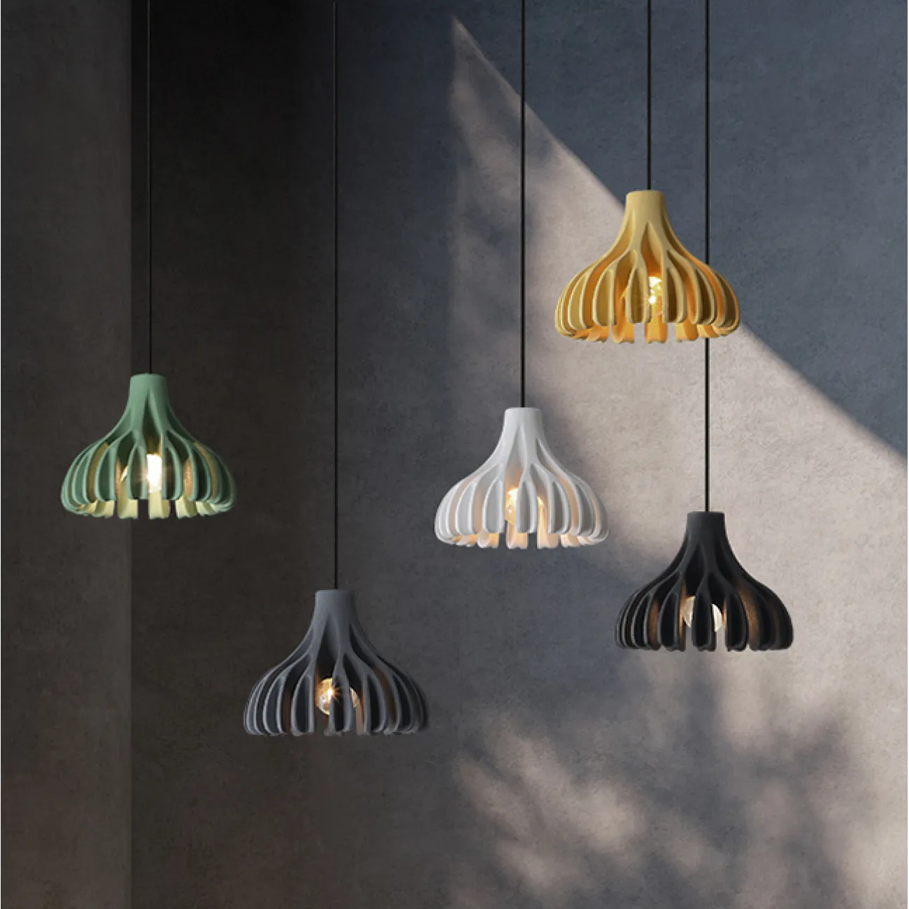 Подвесной светильник JAVA Grey от ImperiumLoft