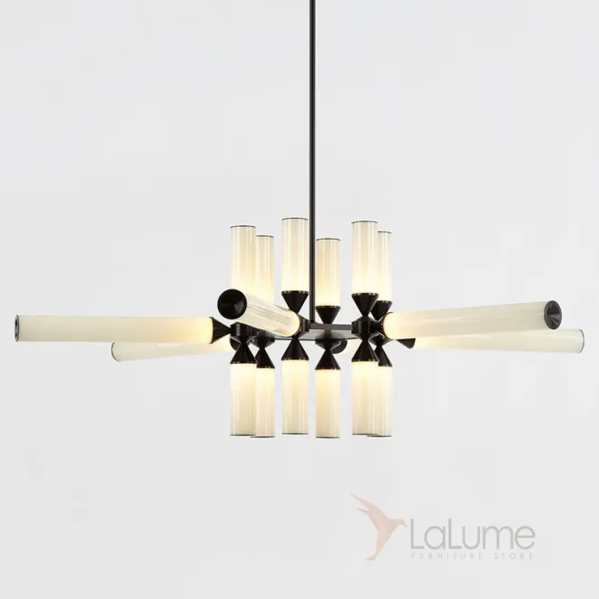 Люстра Castle 18-01 Black and White glass designed by Jason Miller