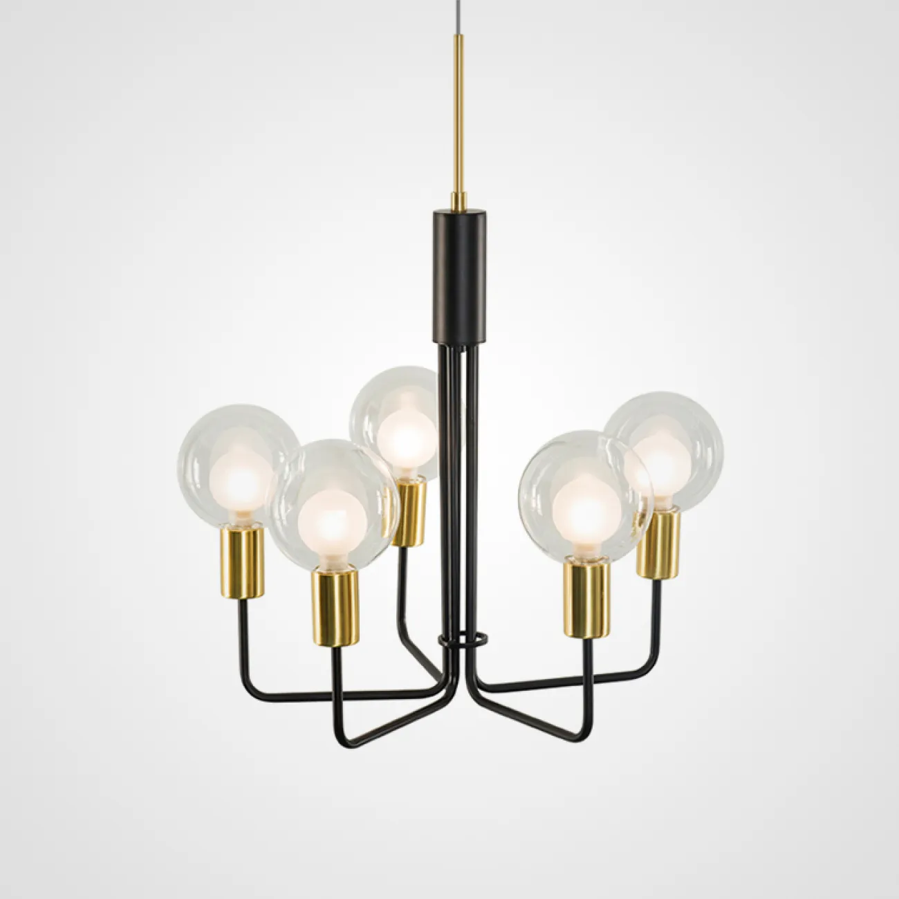 Подвесная люстра PEARL L5 Grey от ImperiumLoft Подвесная люстра PEARL L5 Grey от ImperiumLoft