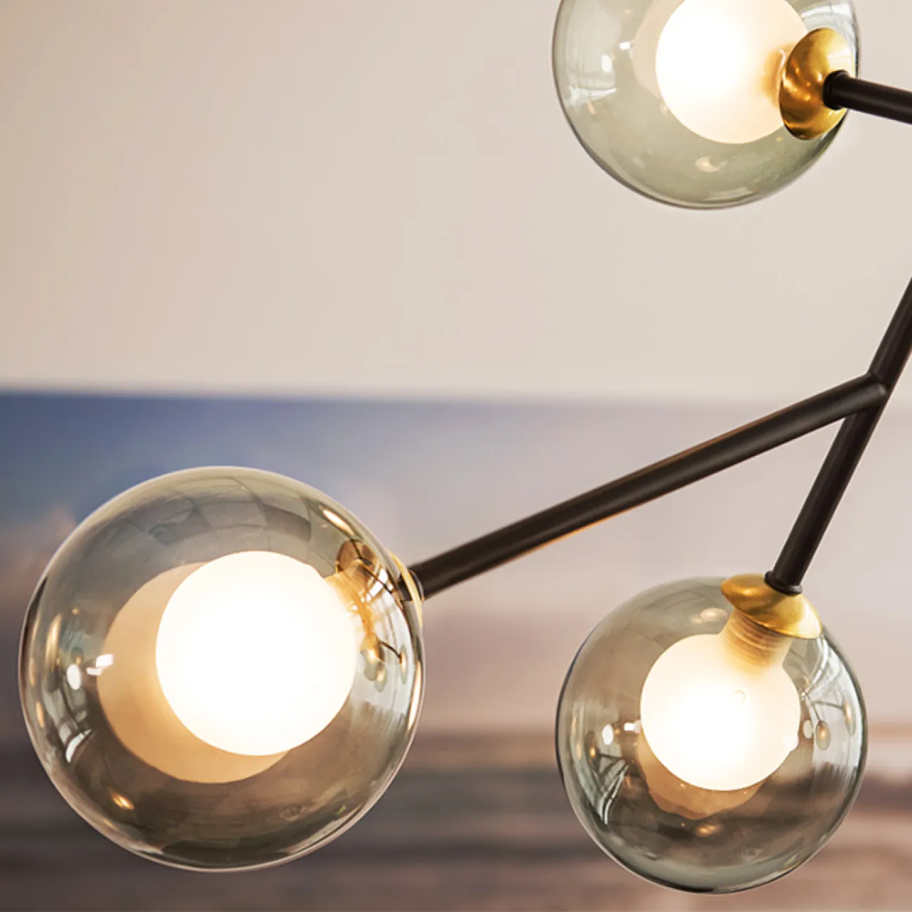 Подвесная люстра PEARL L5 Grey от ImperiumLoft Подвесная люстра PEARL L5 Grey от ImperiumLoft