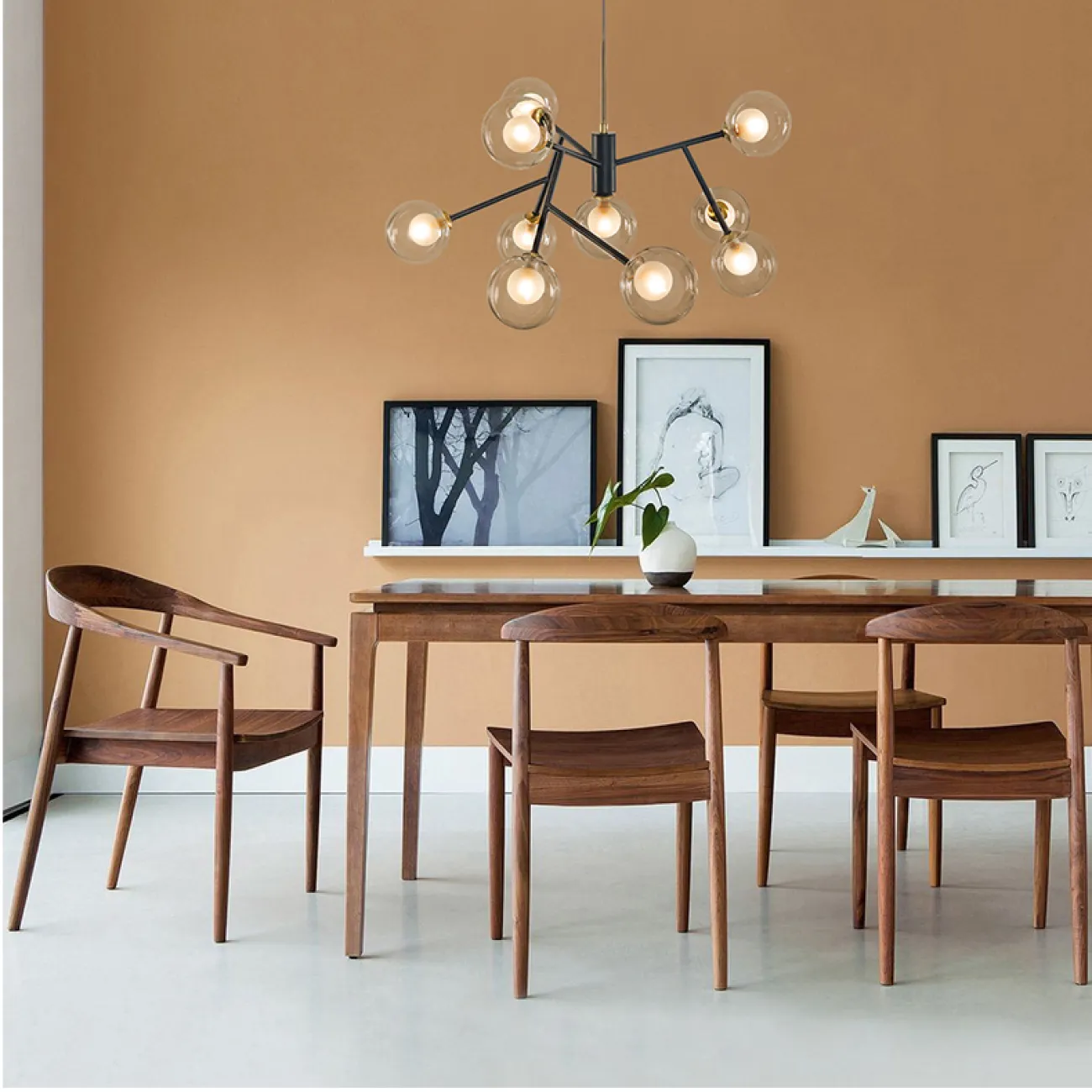 Подвесная люстра PEARL L5 Grey от ImperiumLoft Подвесная люстра PEARL L5 Grey от ImperiumLoft