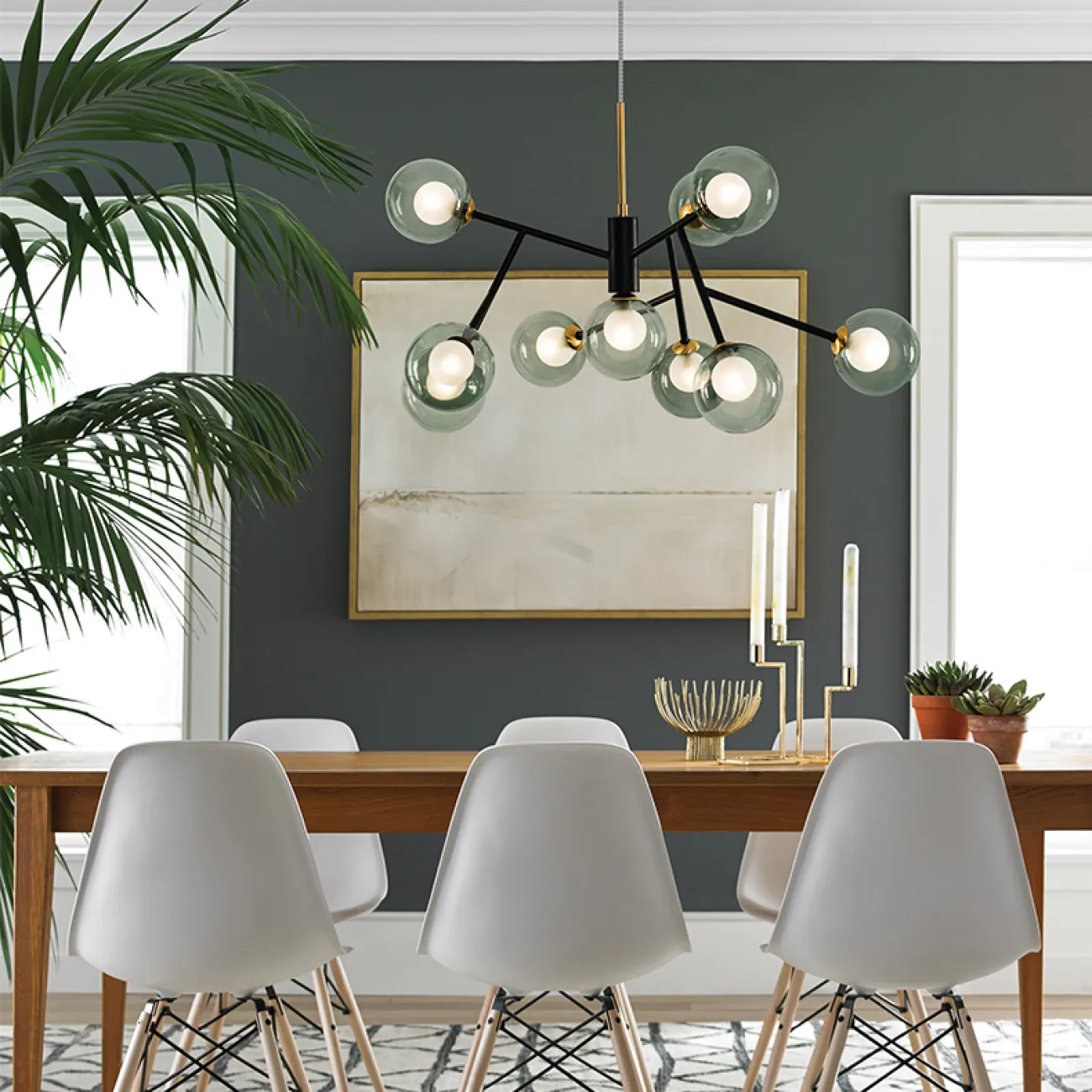 Подвесная люстра PEARL L5 Grey от ImperiumLoft Подвесная люстра PEARL L5 Grey от ImperiumLoft