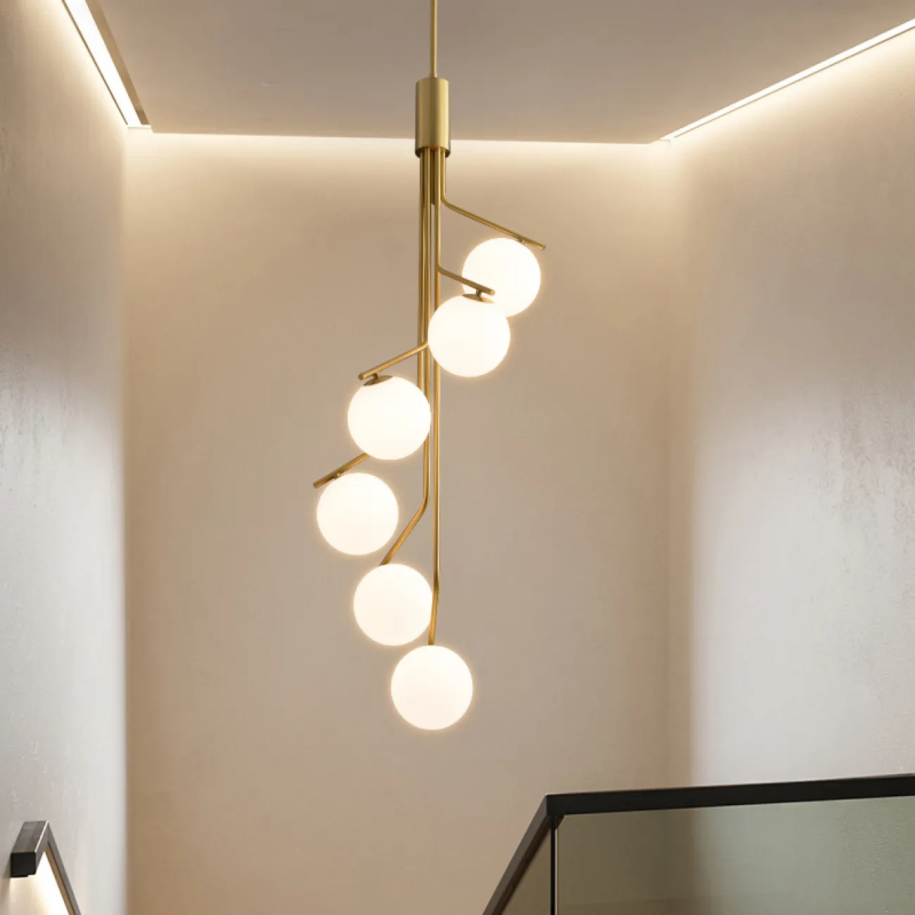 Подвесной светильник SHIRLEY 8 brass от ImperiumLoft
