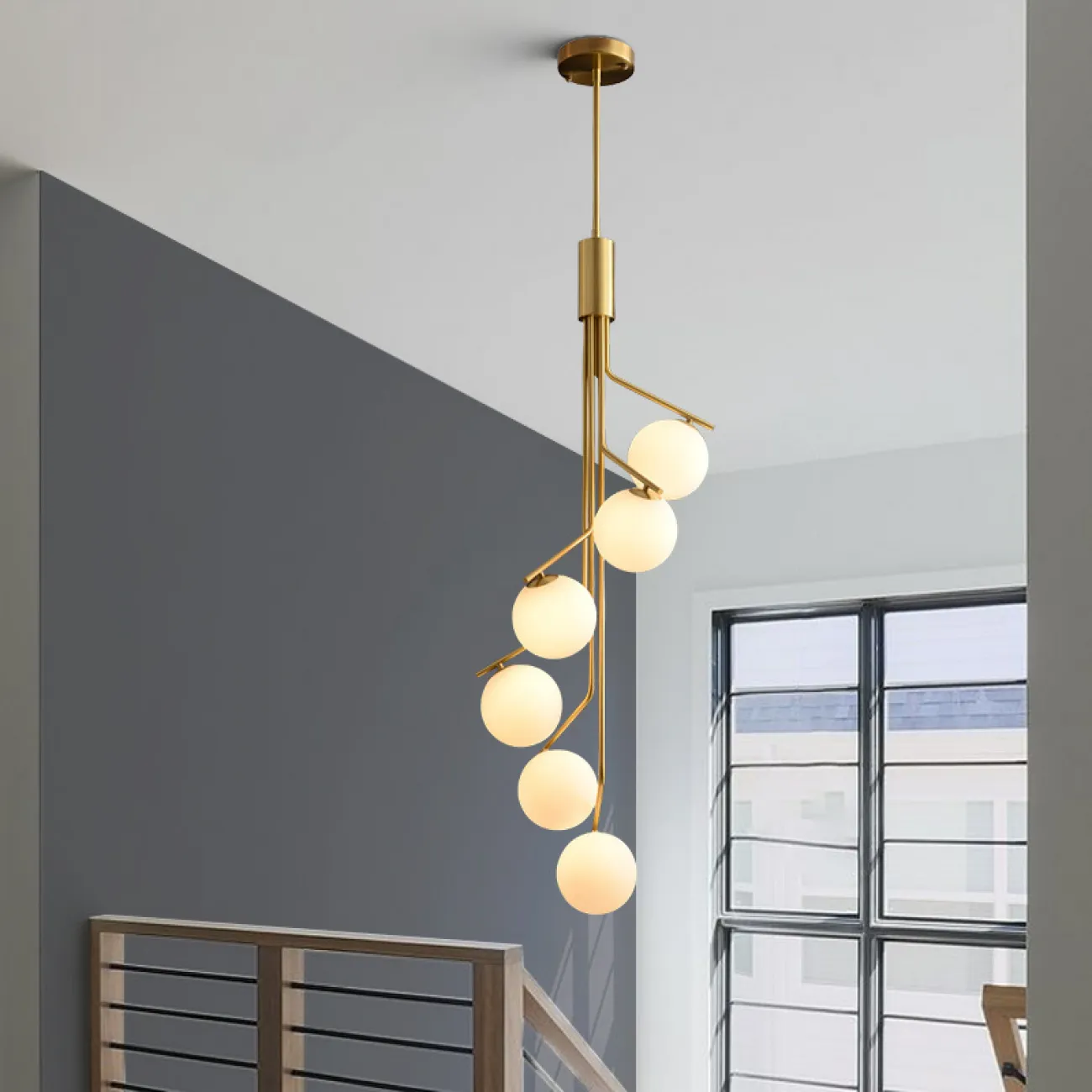 Подвесной светильник SHIRLEY 8 brass от ImperiumLoft