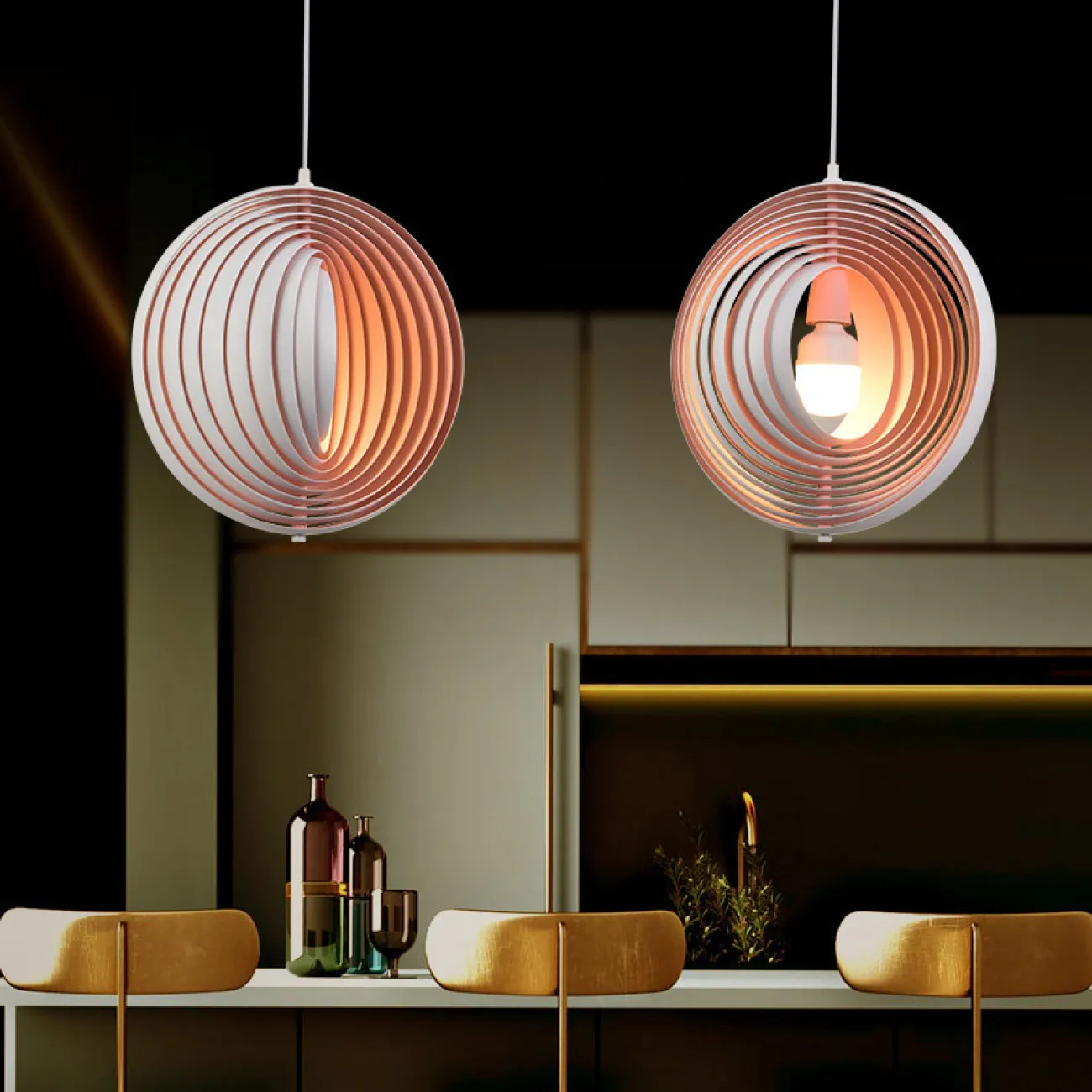 Подвесной светильник MOONART B orange от ImperiumLoft