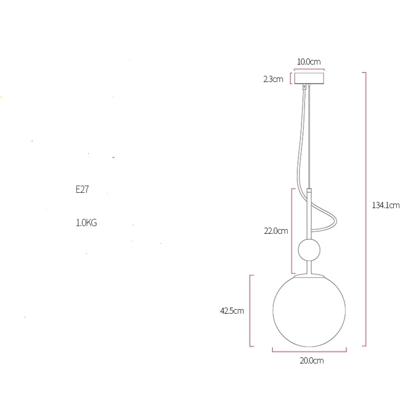 Подвесной светильник Sitpol от ImperiumLoft