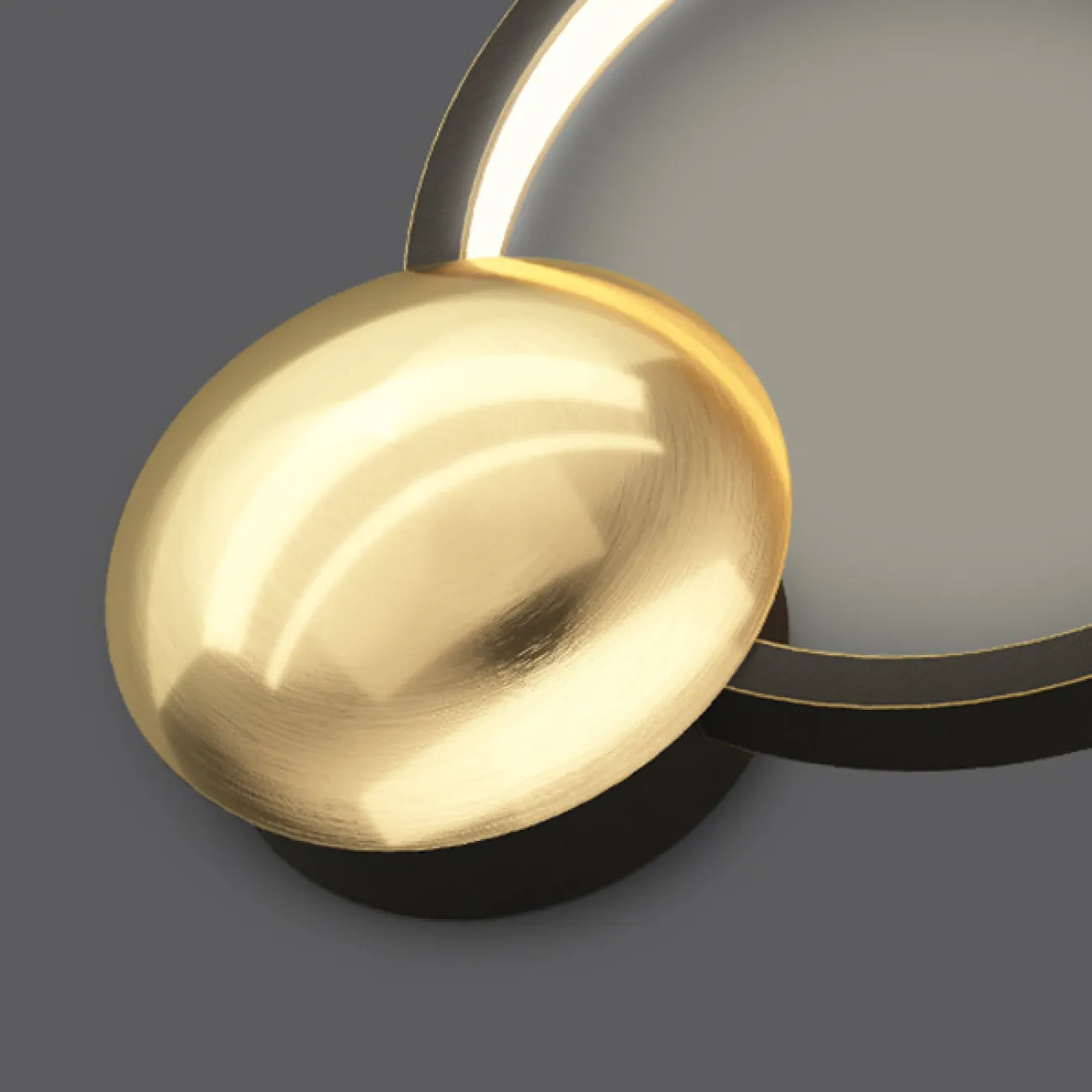 Серия настенных светодиодных светильников в форме кольца SIGHT WALL Brass Серия настенных светодиодных светильников в форме кольца SIGHT WALL Brass