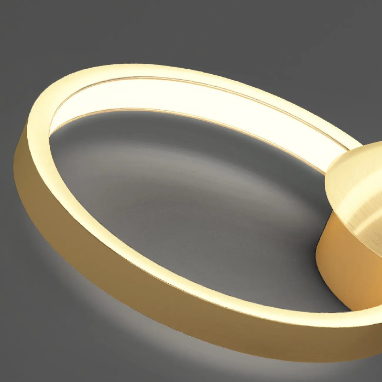 Серия настенных светодиодных светильников в форме кольца SIGHT WALL Brass Серия настенных светодиодных светильников в форме кольца SIGHT WALL Brass