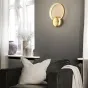 Серия настенных светодиодных светильников в форме кольца SIGHT WALL Black
