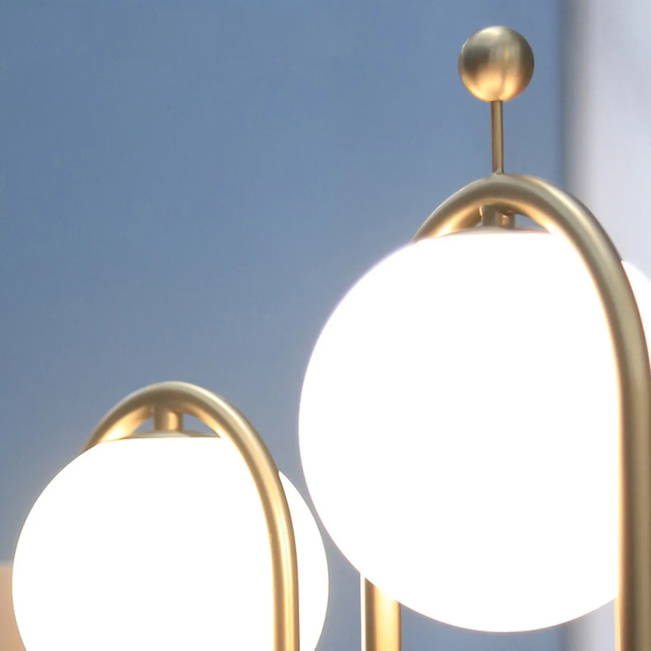 Настольная лампа MODIL B Nickel от ImperiumLoft