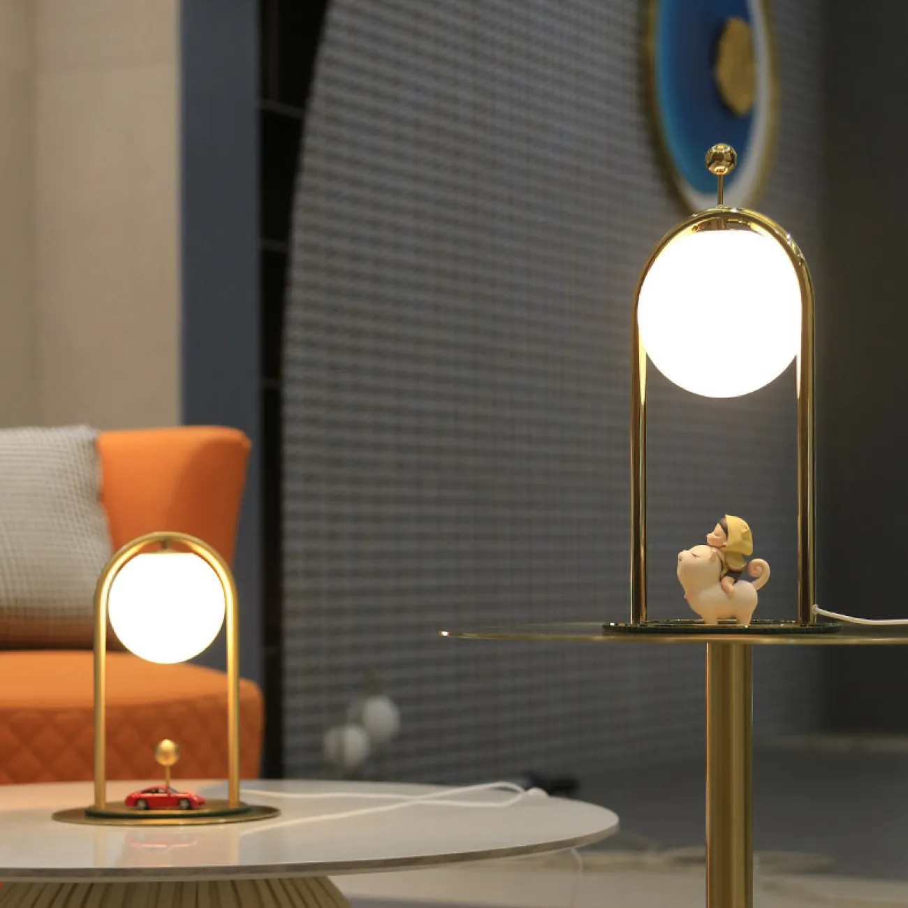 Настольная лампа MODIL B Nickel от ImperiumLoft