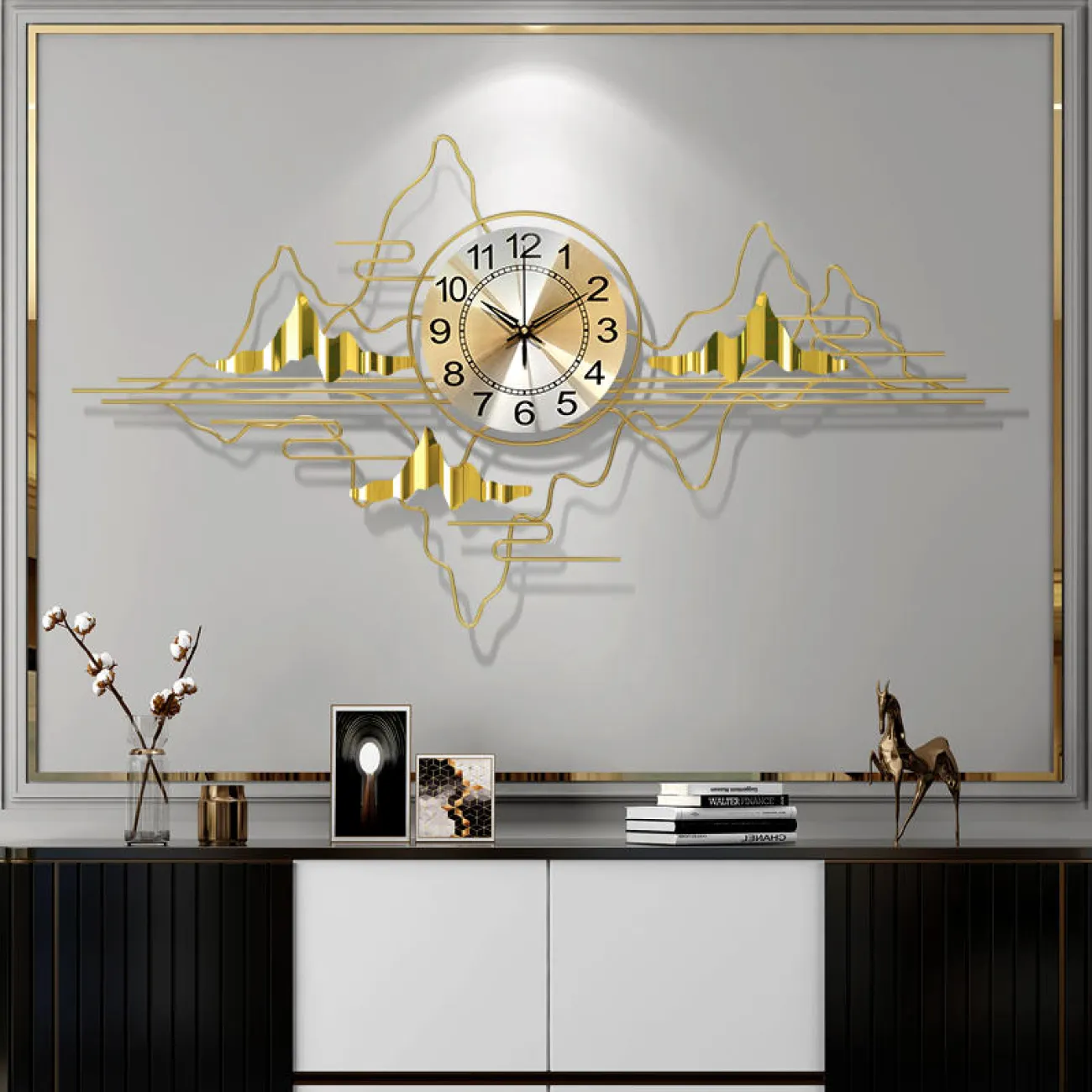 Дизайнерский настенный декор часы LaLume-KKK00342