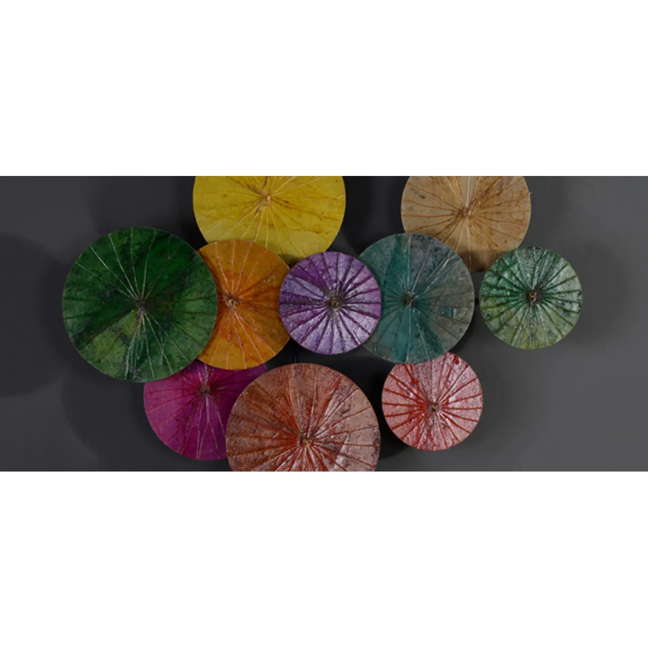 Арт-объект Disc wall art Lotus leaves от LaLume