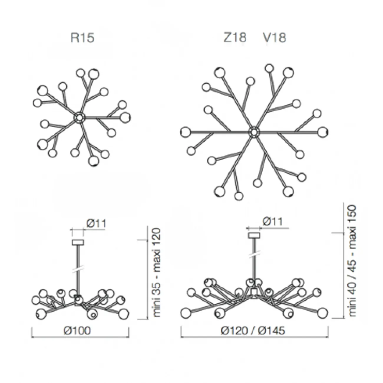 Люстра Last Night white designed by Damien Langlois-Meurinne от LaLume