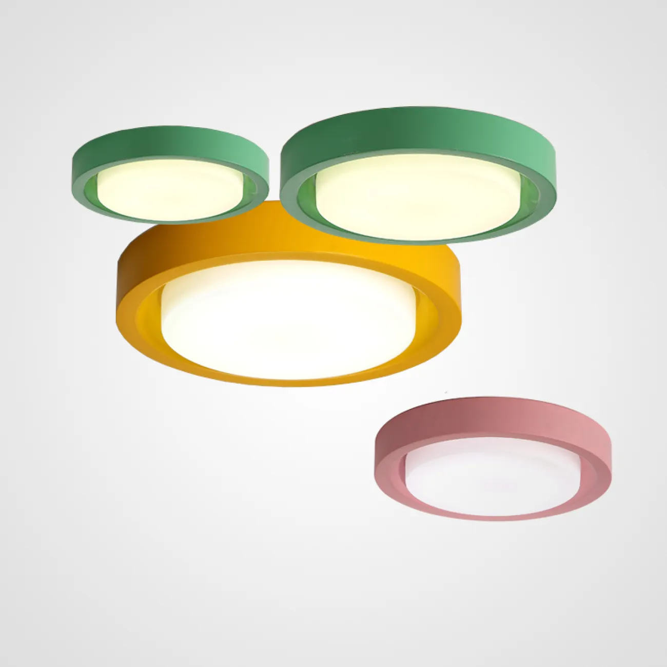 Потолочный светильник BUTTON D39 Pink от ImperiumLoft