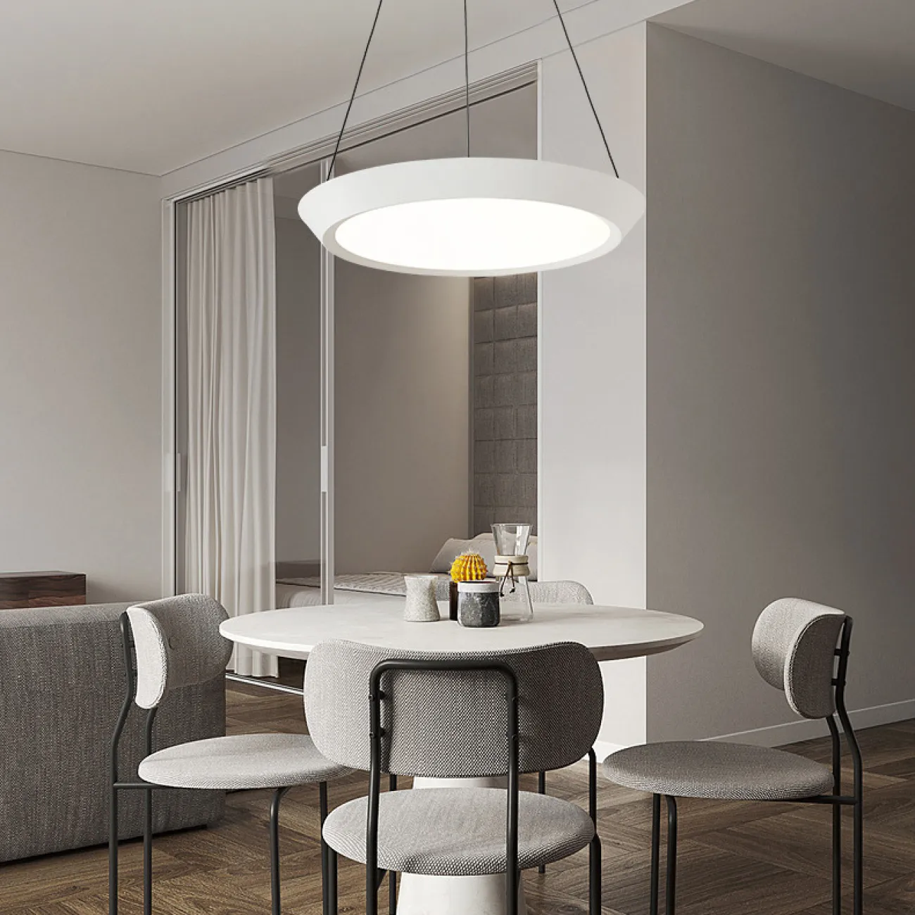 Подвесной светильник SOLVE D50 white от ImperiumLoft