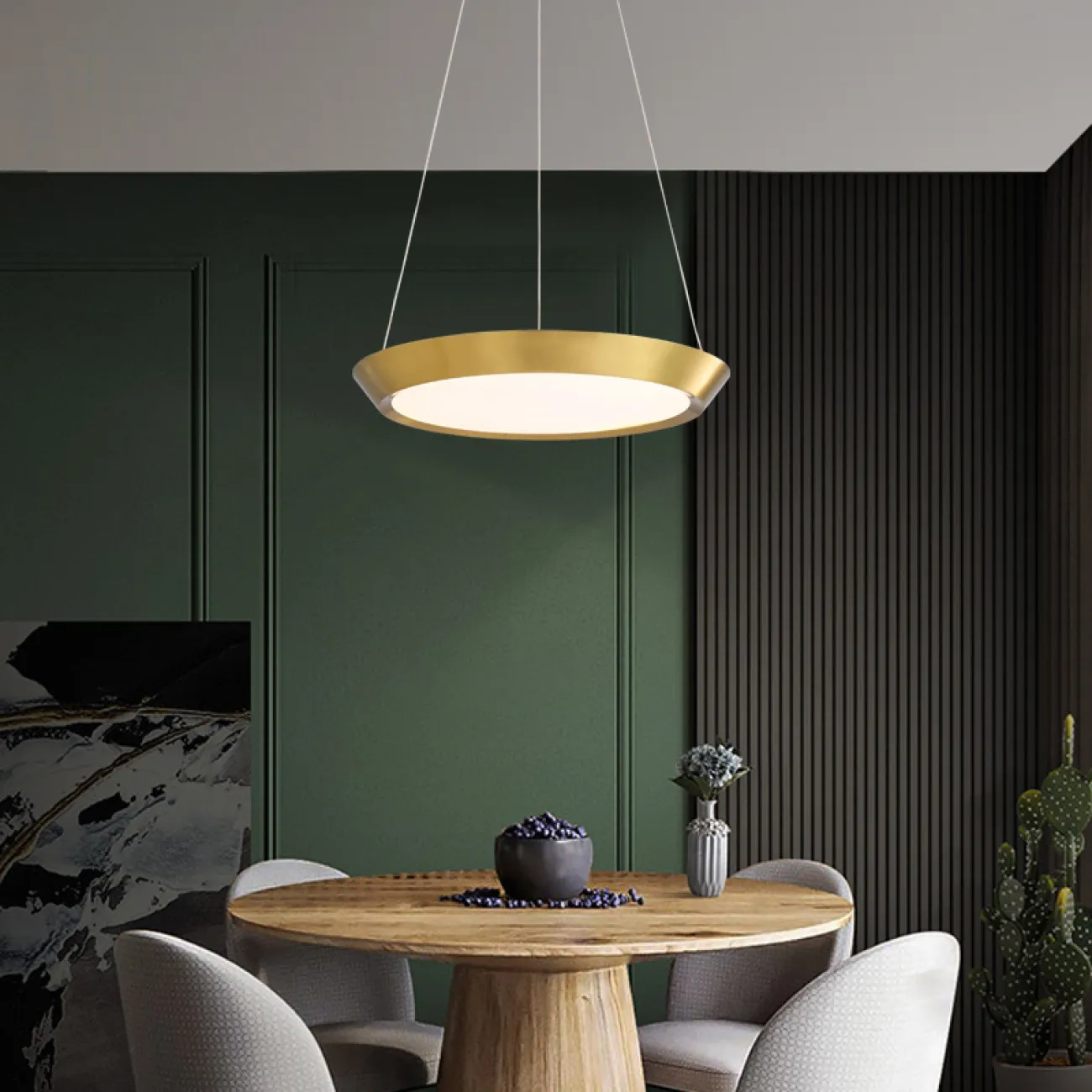 Подвесной светильник SOLVE D50 white от ImperiumLoft