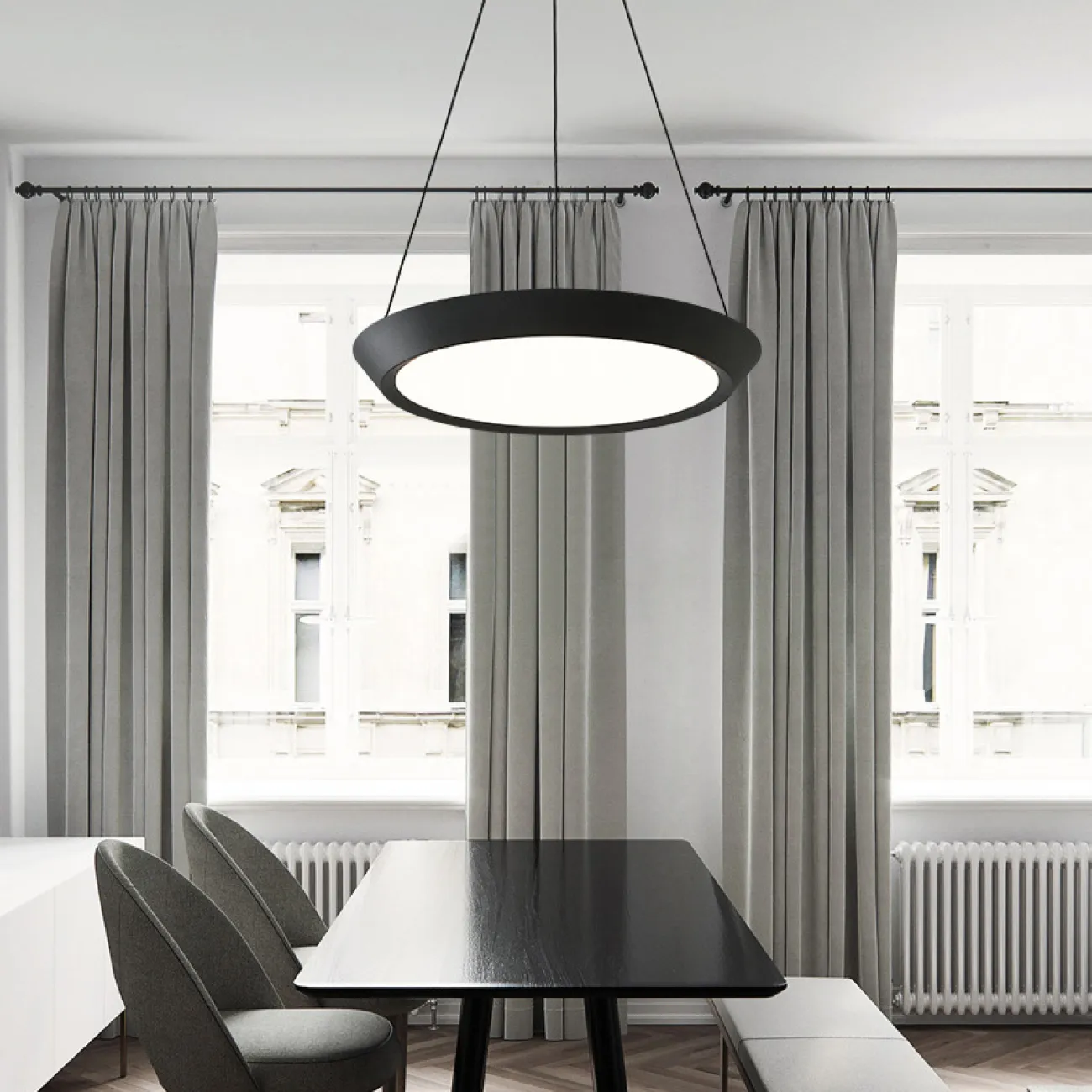 Подвесной светильник SOLVE D50 white от ImperiumLoft