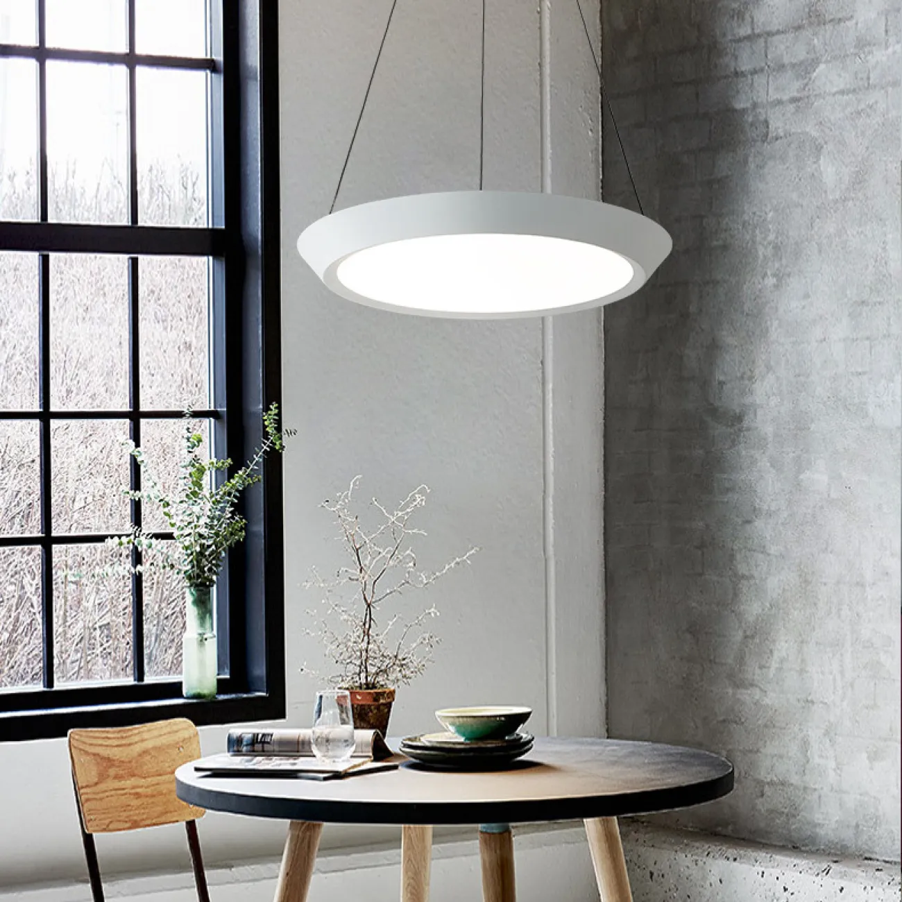 Подвесной светильник SOLVE D50 white от ImperiumLoft