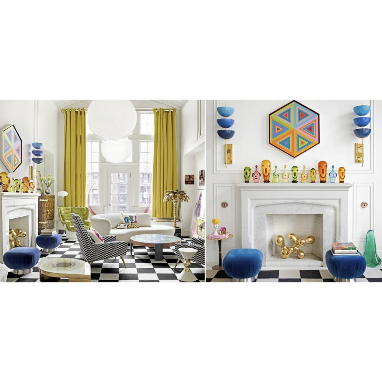 Бра LISBON SCONCE Blue designed by Jonathan Adler