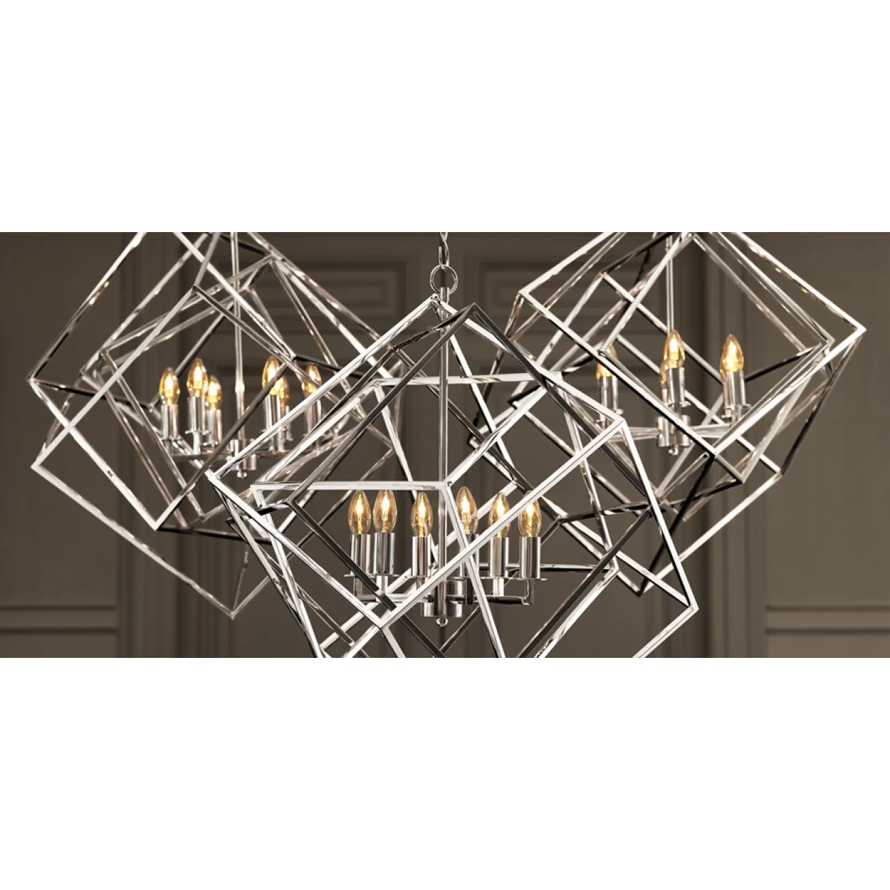 Подвесной светильник Lantern Matrix Nickel от LaLume