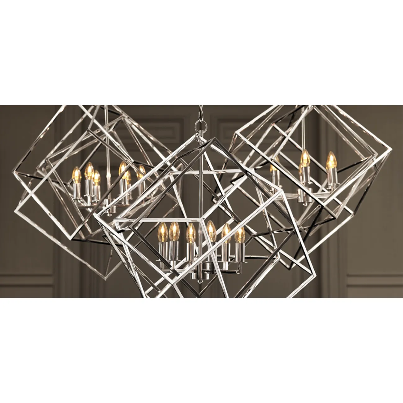 Подвесной светильник Lantern Matrix Nickel от LaLume