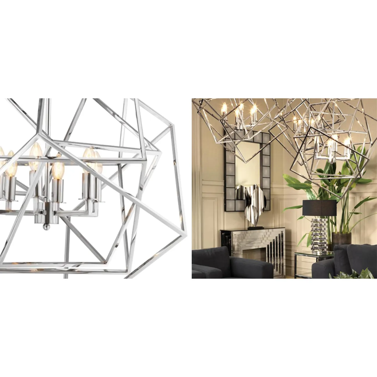 Подвесной светильник Lantern Matrix Nickel от LaLume