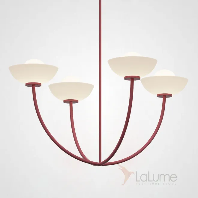 Потолочная люстра INELDA L4 Red от ImperiumLoft Потолочная люстра INELDA L4 Red от ImperiumLoft