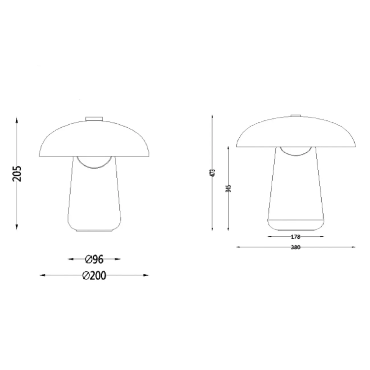 Настольная лампа Ongo от ImperiumLoft