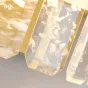 Серия настенных светодиодных светильников с многогранными хрустальными рассеивателями с эффектом льда CAPELLA WALL H13