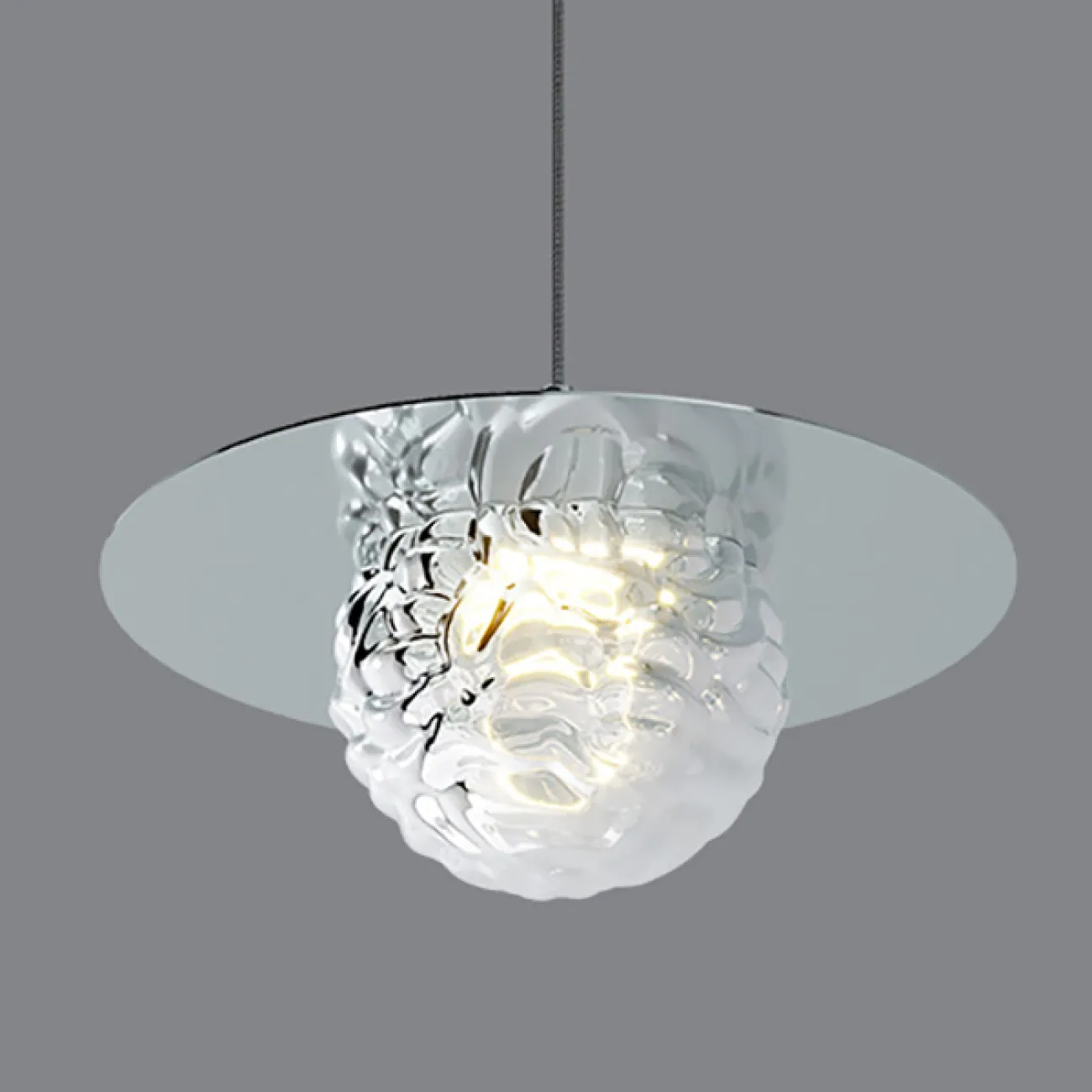 Готовая комбинация подвесных светодиодных светильников c шарообразными плафонами и дисковидными рассеивателями USKO TRIO White