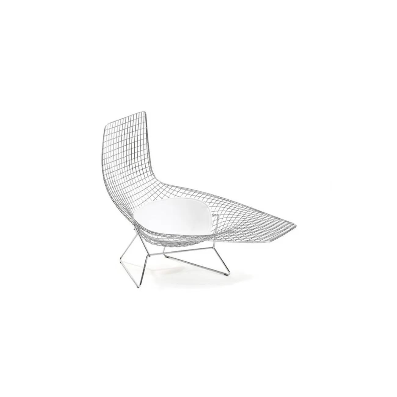 Кресло Asymmetric Chaise designed by Harry Bertoia		 in 1952 от LaLume